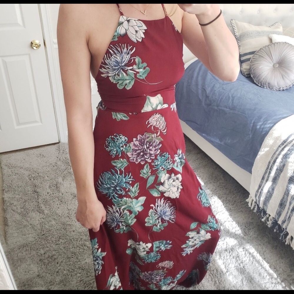 Floral maxi dress
